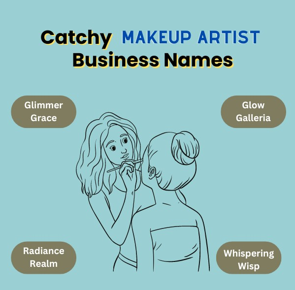 Makeup business name ideas,Naming your makeup artistry business,How to choose a makeup business name,Creative makeup business names,Business name tips for makeup artists,Best makeup business name ideas,Makeup business branding